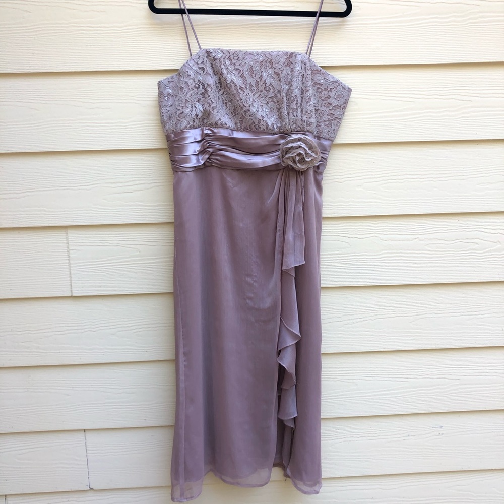 David’s Bridal Chiffon Dress